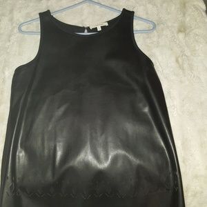 Leather top